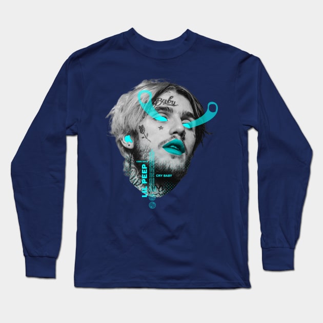 Lil Peep Long Sleeve T-Shirt by mrcatguys